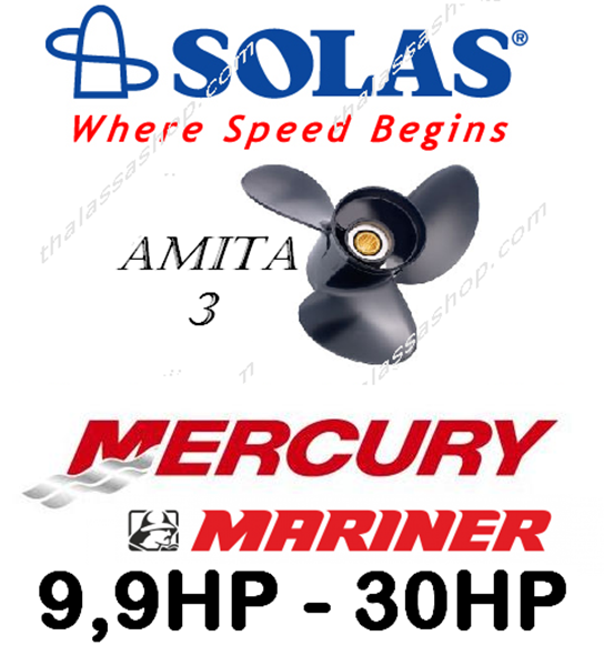 SOLAS AMITA 3  MERCURY-MARINER 9,9-30HP
