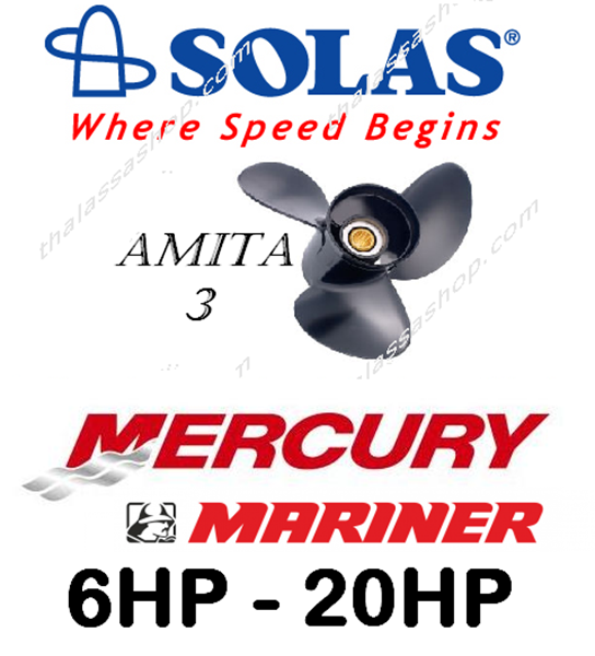 SOLAS AMITA 3 MERCURY-MARINER 6-20HP