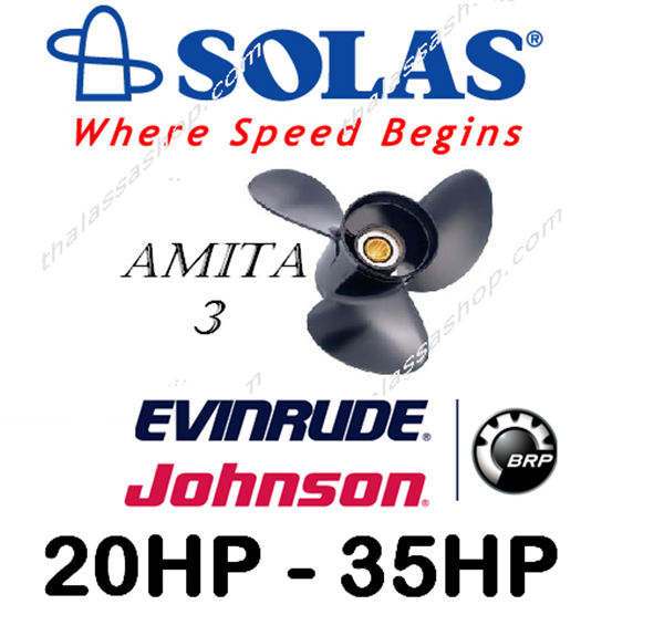 SOLAS AMITA 3 EVINRUDE-JOHNSON 20-35HP