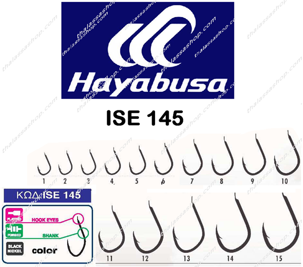 Hayabusa ISE 145 BLACK NICKEL