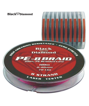 Εικόνα της BLACK DIAMOND PE-8BRAID ΚΟΚΚΙΝΟ 10x100m