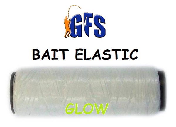 GFS BAIT ELASTIC GREEN GLOW 0,1mm X 50m.