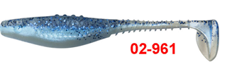 Dragon Belly Fish 8,5cm ΜΠΛΕ ΠΕΡΛΑ -ΜΠΛΕ ΣΤΡΑΣ 02-961