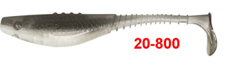 Dragon Belly Fish 10cm ΓΚΡΙ/ΛΕΥΚΟ 20-800