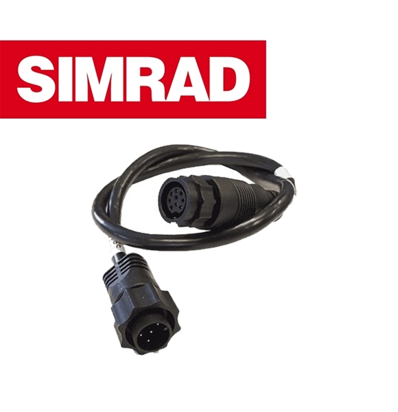 SIMRAD 9PIN BLACK to 7PIN BLUE Adapter FOR CHIRP XDSR