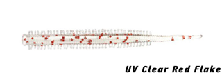 ΣΙΛΙΚΟΝΕΣ NIKKO-DAPPY Sandworm 3.3inch / 8,4cm #UV CLEAR RED FLAKE