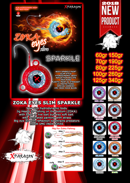 Εικόνα της X-PARAGON Zoka Eye Slim Sparkle 60-340g