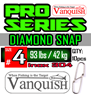 VANQUISH DIAMOND SNAP INOX PRO SERIES #0-6 (10 τεμ/φακ)