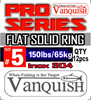 VANQUISH SOLID RINGS INOX 3 - 7mm