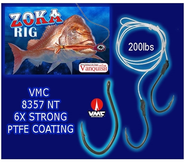 X-PARAGON LIVE BAIT ZOKA RIGS STRONG VMC 8357 NT