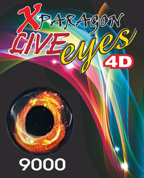 X-PARAGON LIVE EYES 4D SQUID GOLDRED 9000