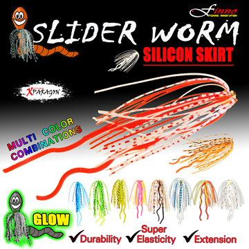 Picture of FINNO SLIDER WORM SILICON SKIRT