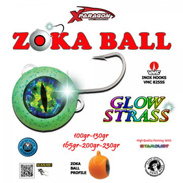 Picture of NEW X-PARAGON ZOKA BALL GLOW STRASS 90-300gr