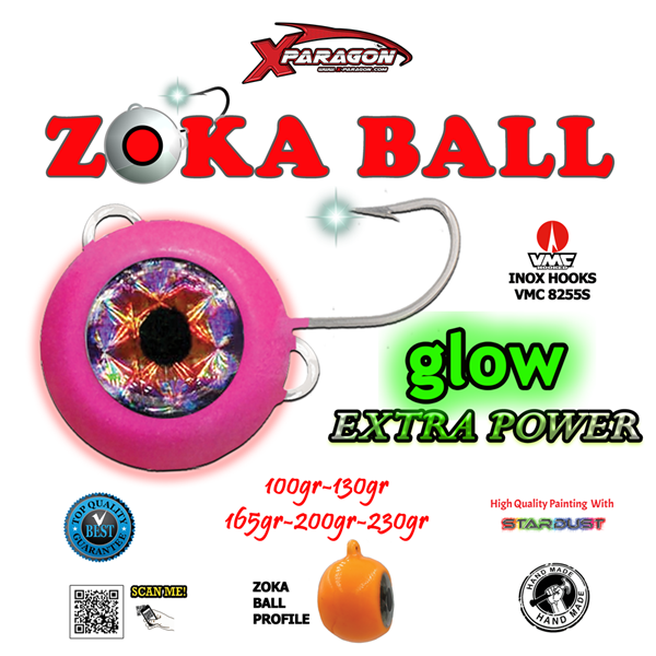 NEW X-PARAGON ZOKA BALL GLOW EXTRA POWER 90-300gr