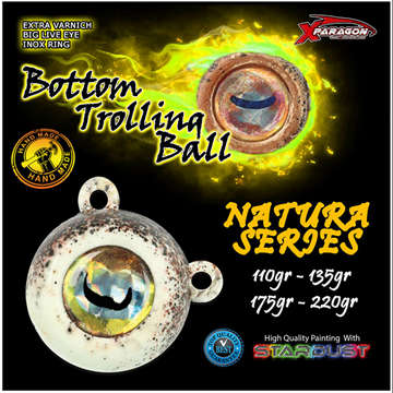 Εικόνα της NEW X-PARAGON BOTTOM TROLLING BALL NATURA 90-440gr