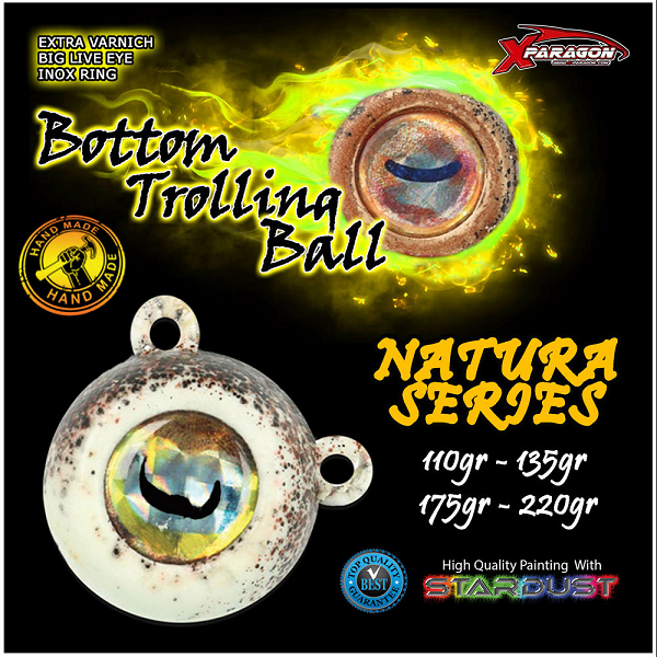 NEW X-PARAGON BOTTOM TROLLING BALL NATURA 90-440gr
