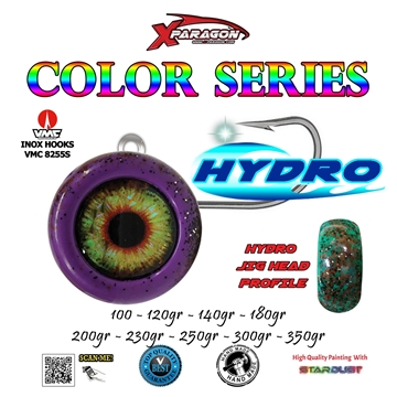 Picture of X-PARAGON JIG HEAD HYDRO COLOR 100-350gr