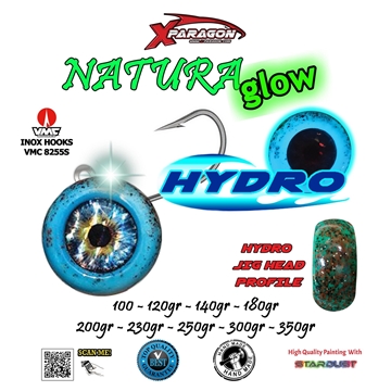 Picture of X-PARAGON JIG HEAD HYDRO NATURA GLOW 100-350gr