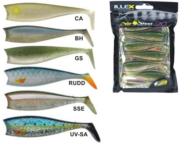 ILLEX NITRO SHAD 90 SILICONE