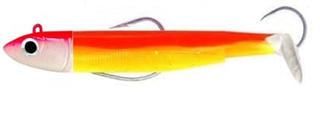 ΑΡΜΑΤΩΜΕΝΗ ΣΙΛΙΚΟΝΗ COMBO EXTRA DEEP 120GR BLACK MINNOW FLUO PINK/ORANGE