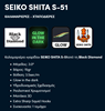 SEIKO SHITA S-51 GLOW 3.0 BLACK DIAMOND