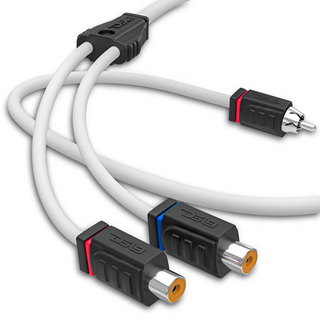 ΚΑΛΩΔΙΩΣΕΙΣ RCA MARINE DS18 01882-2F1M 0,30m 1 Αρσενικό σε 2 Θηλυκά Marine Υ RCA