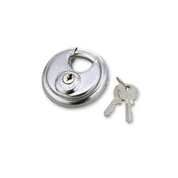 ΛΟΥΚΕΤΟ ΧΟΥΦΤΑΣ ΤΡΕΙΛΕΡ 80MM ME 3 ΚΛΕΙΔΙΑ ΙΝΟΧ 77558