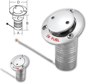Εικόνα της ΤΑΠΑ ΕΙΣΑΓΩΓΗΣ ΚΑΥΣΙΜΟΥ 38ΜΜ ΓΩΝΙΑΚΗ ΚΟΥΜΠΩΤΗ POP-OUT INOX 90227