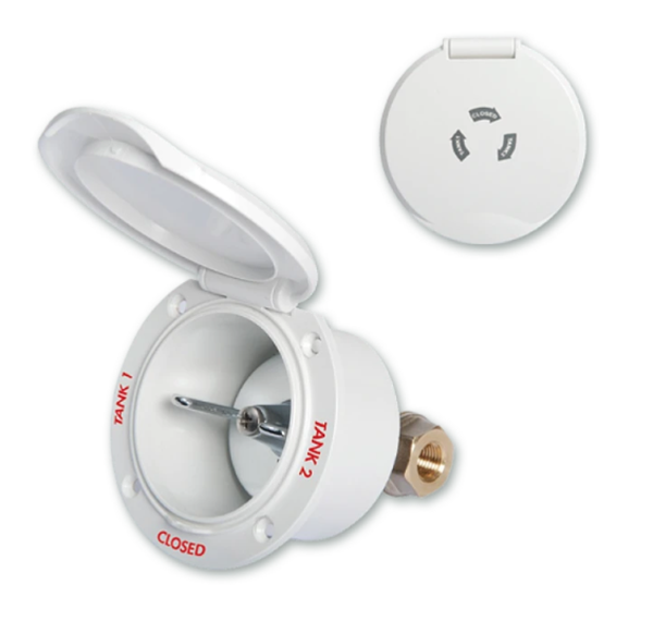 ΒΑΛΒΙΔΑ ΕΠΙΛΟΓΗΣ ΓΙΑ 2 ΤΑΝΚ 3/8" ΜΕ ΘΗΚΗ 17352