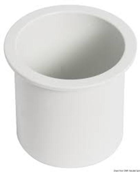 ΠΟΤΗΡΟΘΗΚΗ 75Χ75ΜΜ ΧΩΝΕΥΤΗ ΛΕΥΚΗ ΠΛΑΣΤΙΚΗ 90740-13