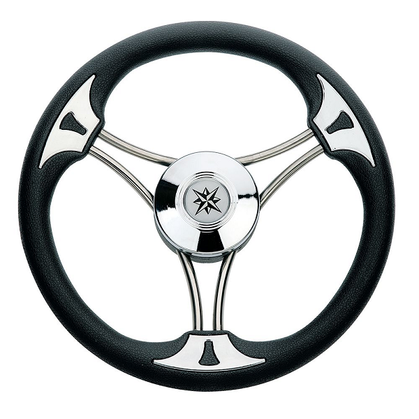 ΤΙΜΟΝΙ ΠΟΛΥΟΥΡΕΘΑΝΗΣ ΜΕ INOX ΑΚΤΙΝΕΣ 03607-BLACK SAVORETTI