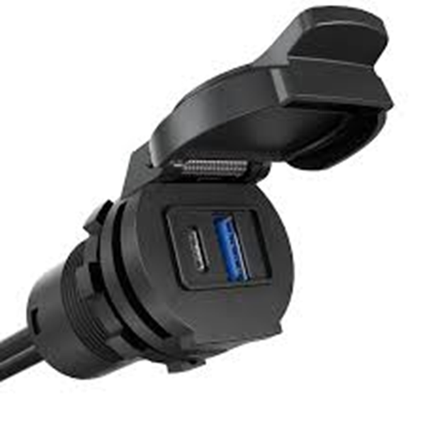 ΕΞΥΠΝΗ ΑΔΙΑΒΡΟΧΗ ΔΙΠΛΗ ΠΡΙΖΑ ΦΟΡΤΙΣΗΣ TYPE-C/A & DATA RELOCATOR 02503 AQUAAMP