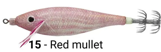 ΚΑΛΑΜΑΡΙΕΡΑ CINNETIC ΚΑΛΑΜΑΡΙΕΡΑ SQUID JIG PRO 15 Red mullet
