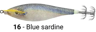 ΚΑΛΑΜΑΡΙΕΡΑ CINNETIC ΚΑΛΑΜΑΡΙΕΡΑ SQUID JIG PRO 16 Blue sardine