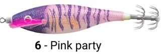 ΚΑΛΑΜΑΡΙΕΡΑ CINNETIC SQUID JIG TIGER 6 Pink party