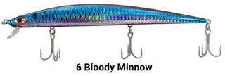 ΤΕΧΝΗΤΟ ΔΟΛΩΜΑ CINNETIC SKY LINE MINNOW SLIM 175F 6 Bloody minnow