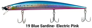 ΤΕΧΝΗΤΟ ΔΟΛΩΜΑ CINNETIC SKY LINE MINNOW SLIM 175F 19 Blue sardine