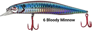 ΤΕΧΝΗΤΟ ΔΟΛΩΜΑ CINNETIC BAY BANDIT 135F 6 Bloody minnow