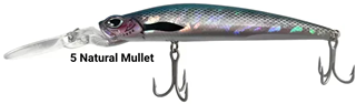 ΤΕΧΝΗΤΟ ΔΟΛΩΜΑ CINNETIC DEEP TRACKER 105F 5 Natural Mullet